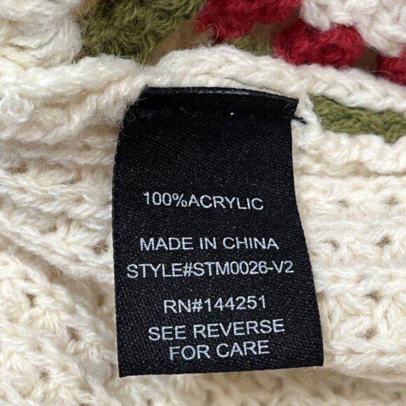 Art Of Rhetoric Sweater Vest Womens M Crochet Granny Square Afghan Boho Hippie - Picture 8 of 9